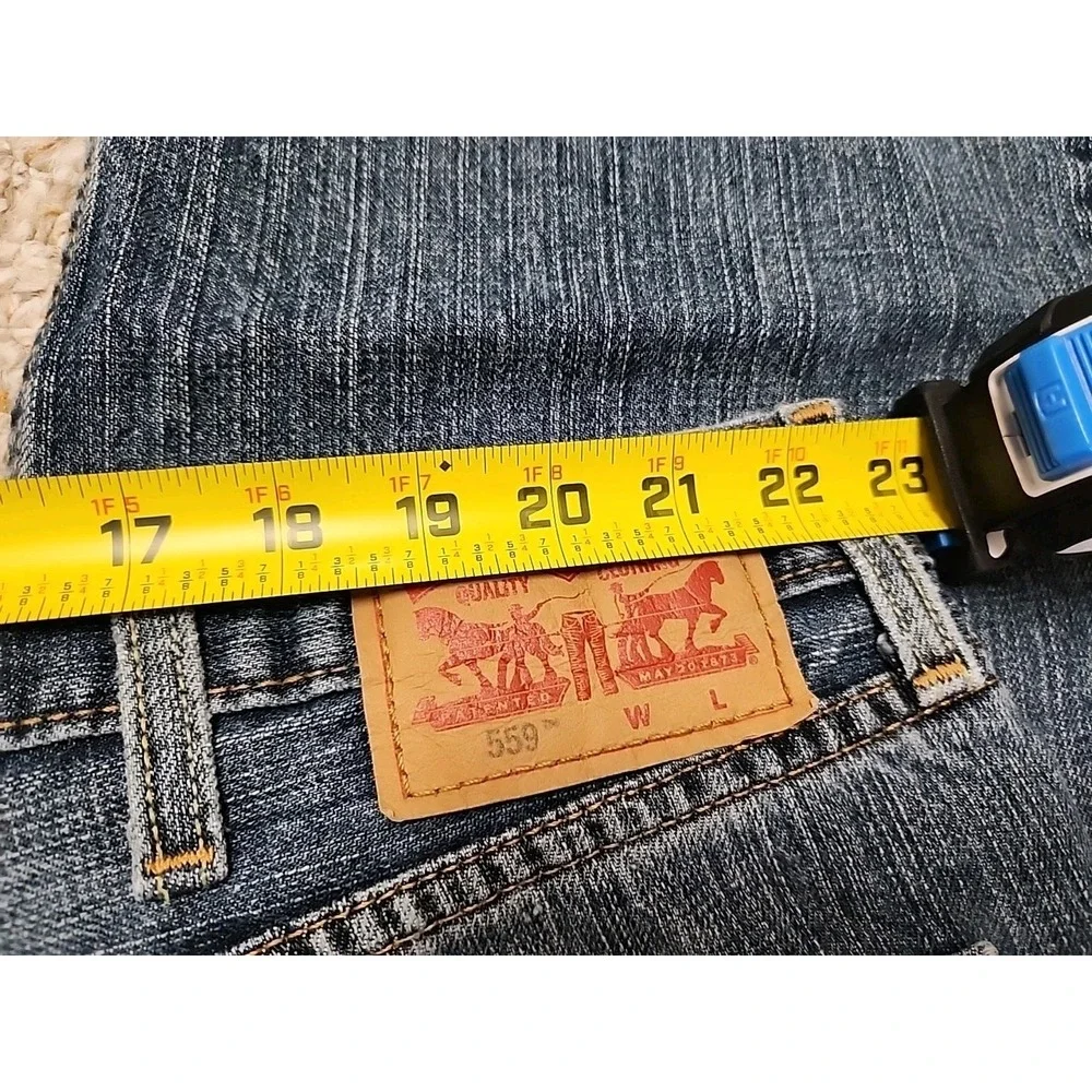 Levi's 559 Loose 48x32 tag‎ Straight Jeans Cotton 45x29 actual